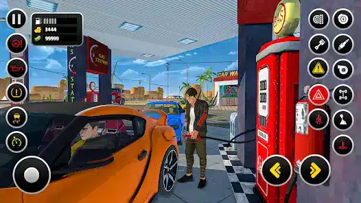 تحميل لعبة Gas Station Simulator مهكرة APK للأندرويد 2027 أخر إصدار مجانًا
