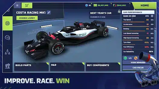 تحميل لعبة Motorsport Manager 4 Racing مهكرة APK للأندرويد 2027 أخر إصدار مجانًا