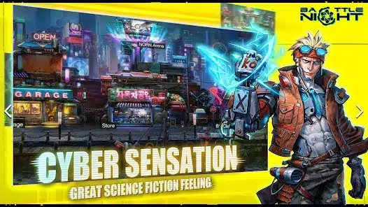 تحميل لعبة Battle Night Cyberpunk RPG مهكرة APK للأندرويد 2027 أخر إصدار مجانًا