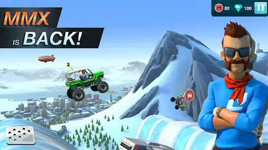 تحميل لعبة MMX Hill Dash 2 مهكرة APK للأندرويد 2027 أخر إصدار مجانًا