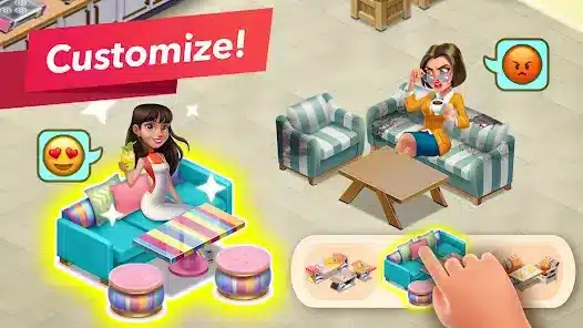 تحميل لعبة My Cafe مهكرة APK للأندرويد 2027 أخر إصدار مجانًا