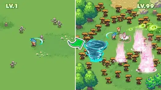 تحميل لعبة Guardian War RPG Pixel Games مهكرة APK للأندرويد 2027 أخر إصدار مجانًا