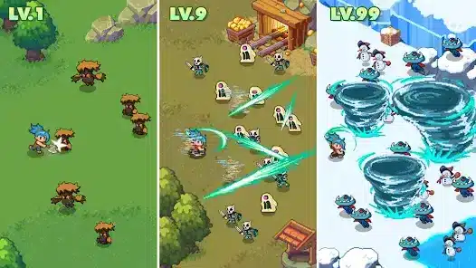 تحميل لعبة Guardian War RPG Pixel Games مهكرة APK للأندرويد 2027 أخر إصدار مجانًا