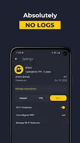 تحميل برنامج Cyberghost Vpn مهكر APK للأندرويد 2027 أخر إصدار مجانًا