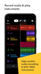 تحميل تطبيق Bandlab مهكر APK للأندرويد 2027 أخر إصدار مجانًا