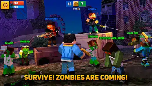 تحميل لعبة Block City Wars مهكرة APK للأندرويد 2027 أخر إصدار مجانًا