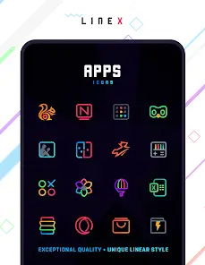 تحميل تطبيق LineX Icon Pack مهكر APK للأندرويد 2027 أخر إصدار مجانًا