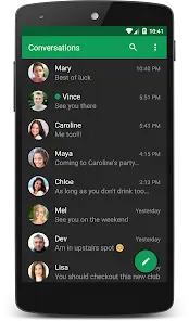 تحميل تطبيق Chomp SMS مهكر APK للأندرويد 2027 أخر إصدار مجانًا