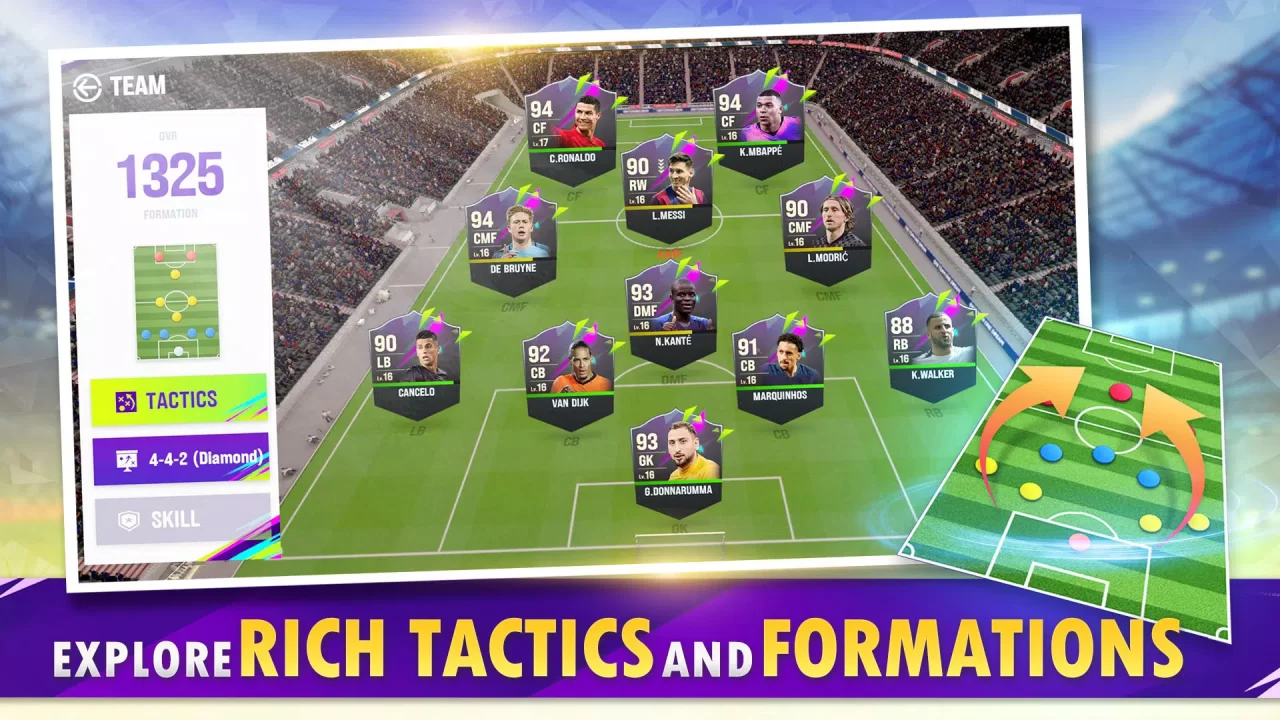 تحميل لعبة توتال فوتبول Total Football مهكرة APK للأندرويد 2027 أخر إصدار مجانًا