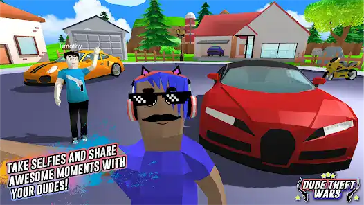 تحميل لعبة Dude Theft Wars مهكرة APK للأندرويد 2027 أخر إصدار مجانًا
