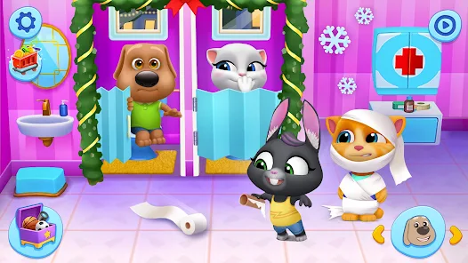 تحميل لعبة My Talking Tom Friends مهكرة APK للأندرويد 2027 أخر إصدار مجانًا