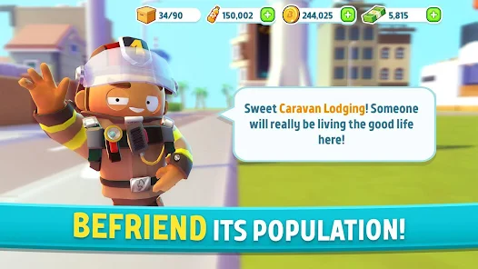 تحميل لعبة بناء المدن City Mania Town Building مهكرة APK للأندرويد 2027 أخر إصدار مجانًا