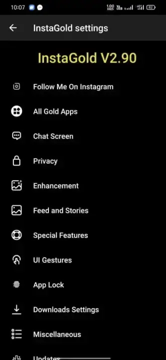 تحميل انستا جولد الذهبي Insta Gold مهكر APK للأندرويد 2027 أخر إصدار مجانًا