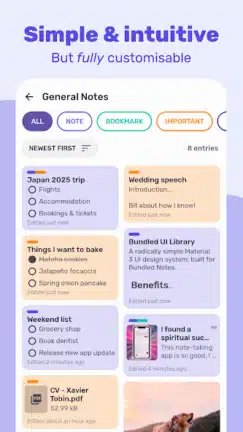 تحميل تطبيق Bundled Notes مهكر APK للأندرويد 2027 أخر إصدار مجانًا