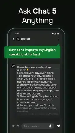 تحميل تطبيق مساعد الدردشة الذكي ChatGO مهكر APK للأندرويد 2027 أخر إصدار مجانًا