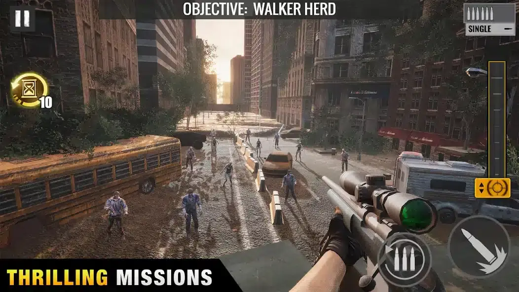 تحميل لعبة Sniper Zombies مهكرة APK للأندرويد 2027 أخر إصدار مجانًا
