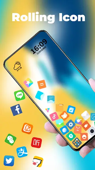تحميل تطبيق Rolling Icons مهكر APK للأندرويد 2027 أخر إصدار مجانًا