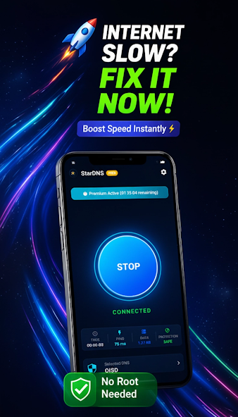 تحميل تطبيق StarDNS مهكر APK للأندرويد 2027 أخر إصدار مجانًا