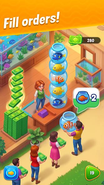 تحميل لعبة فيشدوم Fishdom مهكرة APK للأندرويد 2027 أخر إصدار مجانًا